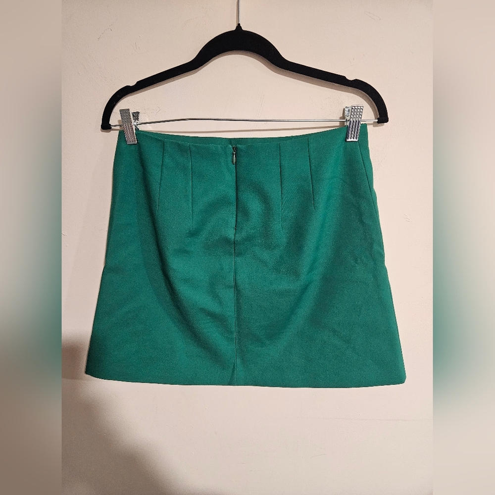 Green Zara Mini Skirt - Picture 4 of 6
